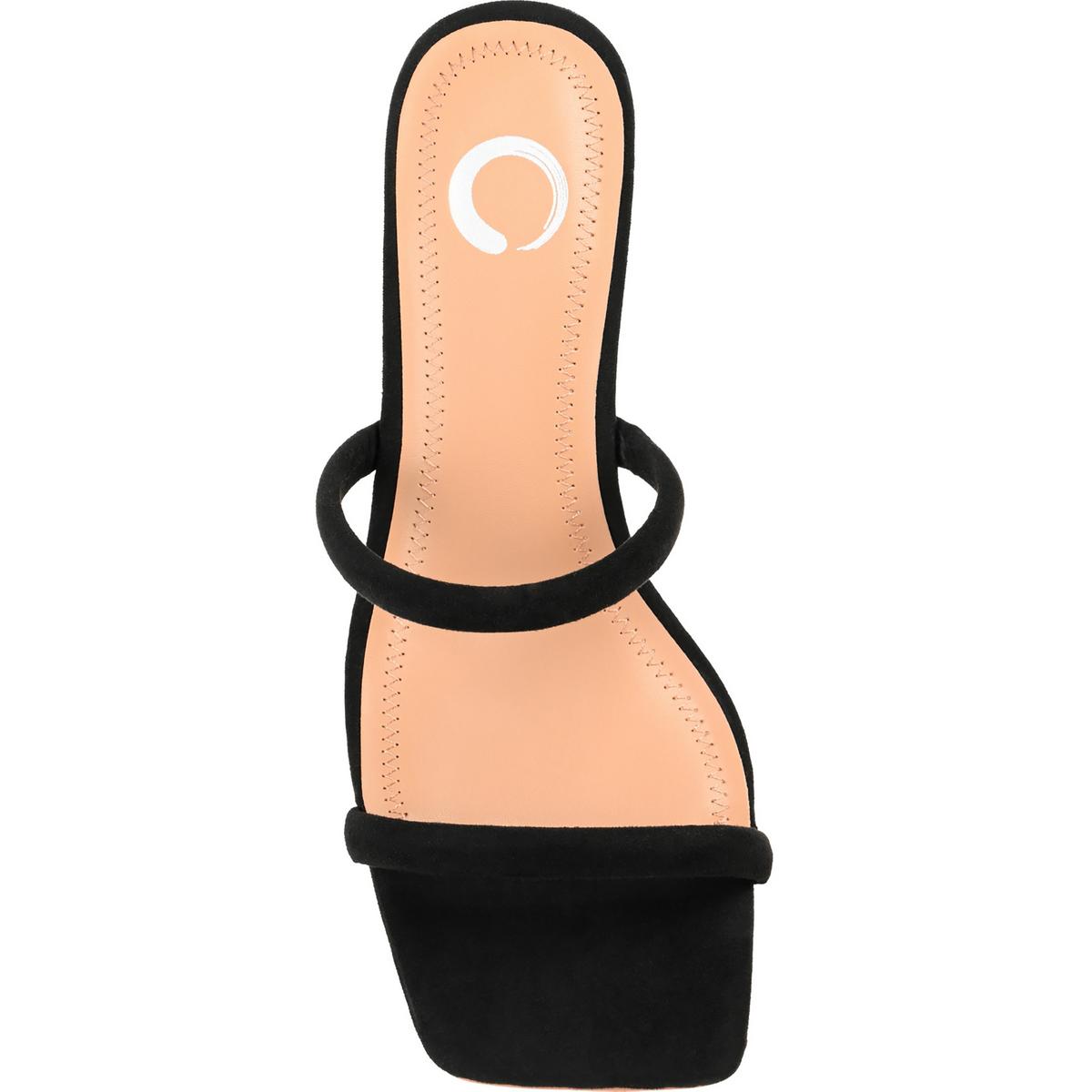 Henrietta Womens Textured Manmade Slide Sandals
