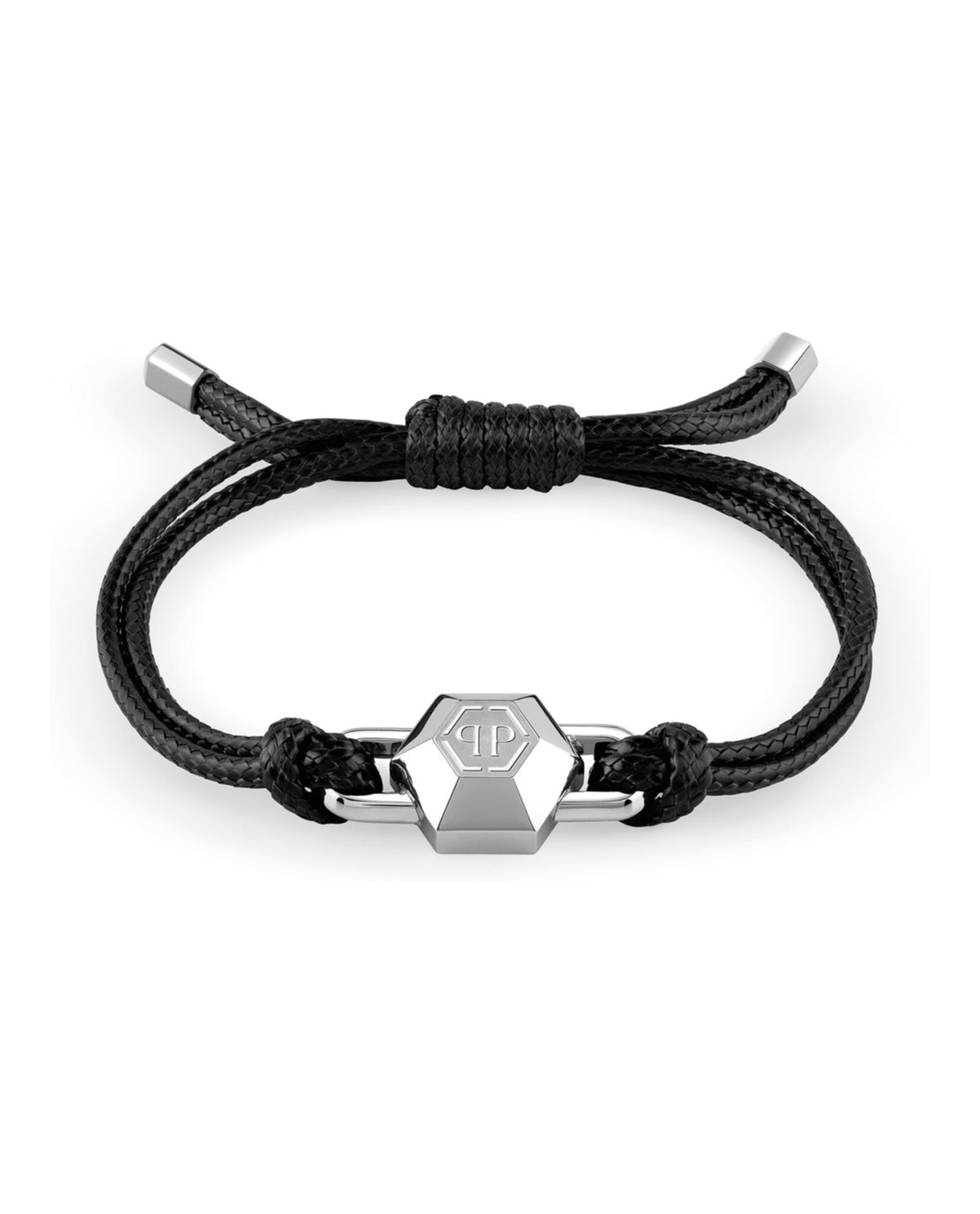 Philipp Plein Philipp Plein Mens Plein Edge Cotton Cord Bracelet