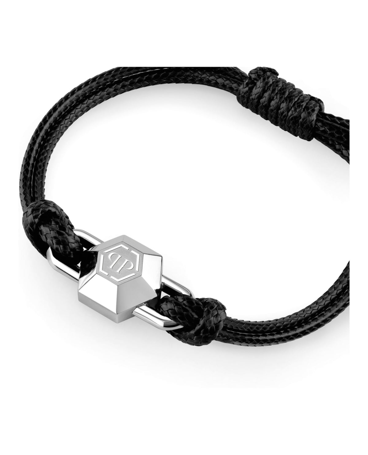 Philipp Plein Philipp Plein Mens Plein Edge Cotton Cord Bracelet
