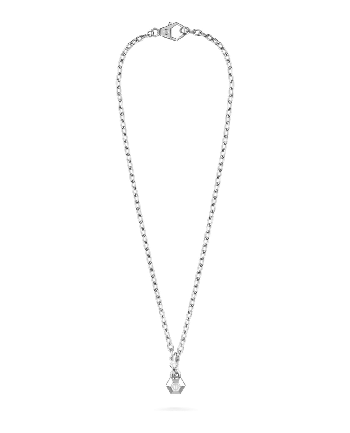 Philipp Plein Philipp Plein Mens Plein Edge Cable Chain Necklace