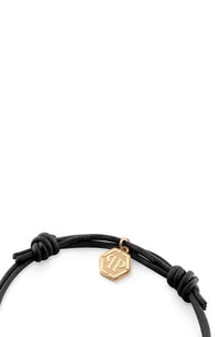 Philipp Plein Mens Linked Cotton Cord Bracelet