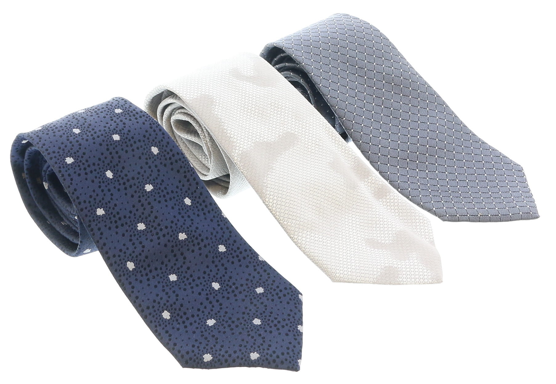 Emporio Armani Multicolor Assorted 100% Silk Tie Collection-Set of 3
