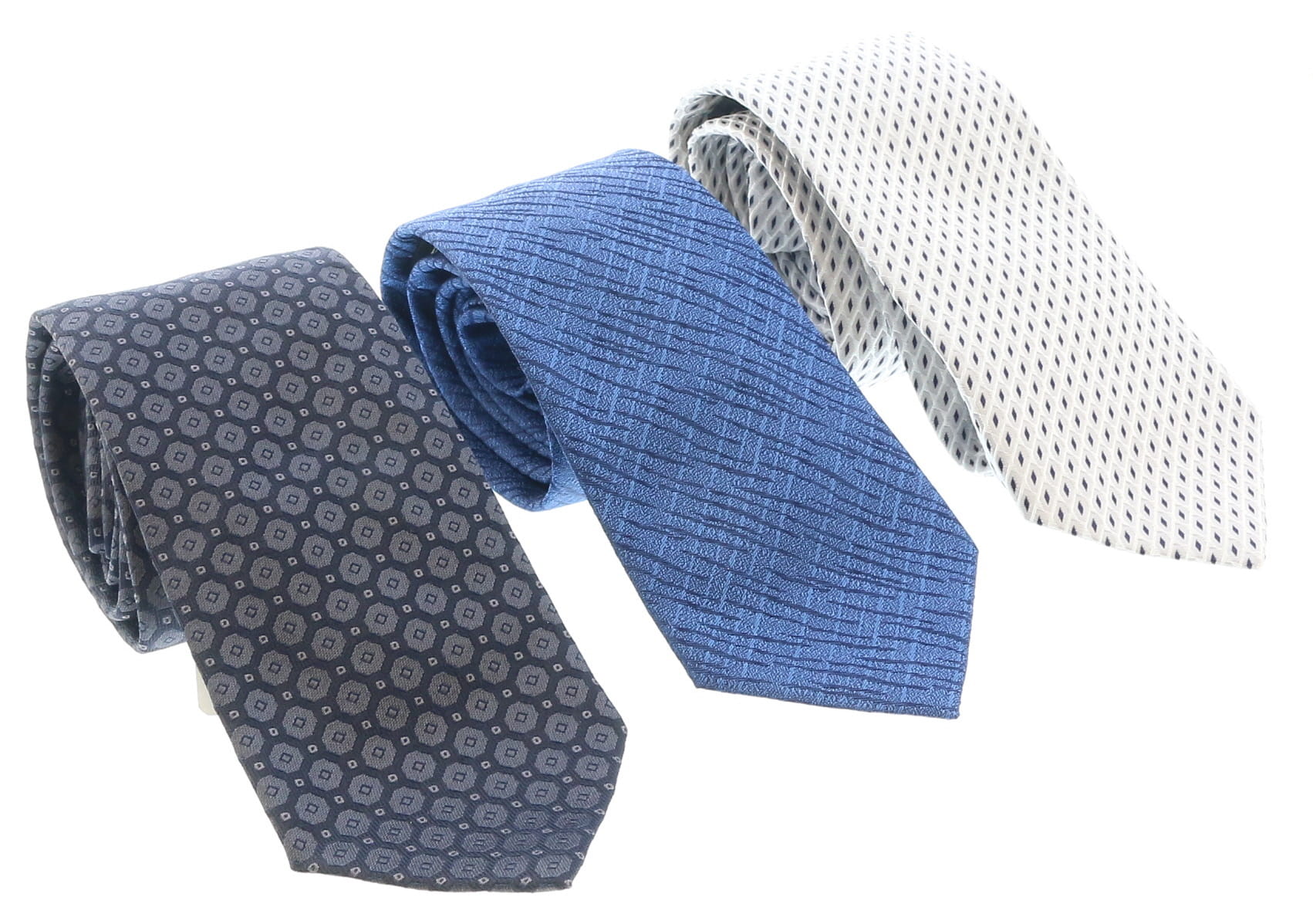Emporio Armani Multicolor Assorted Silk Blend Tie Collection-Set of 3