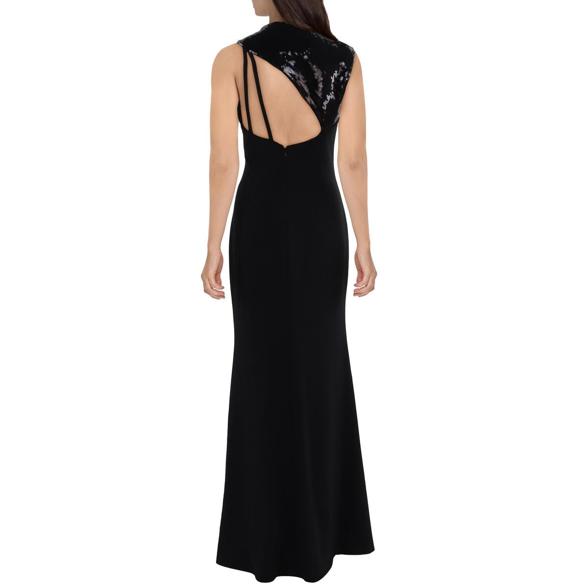 Womens Sequined Formal Evening Dress