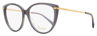 Pomellato Tea Cup Eyeglasses PM0089O 001 Gray/Gold 54mm Gray Gold