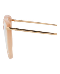 Pomellato Womens Cat Eye Nude Gold Transparent Fashion Designer Eyewear