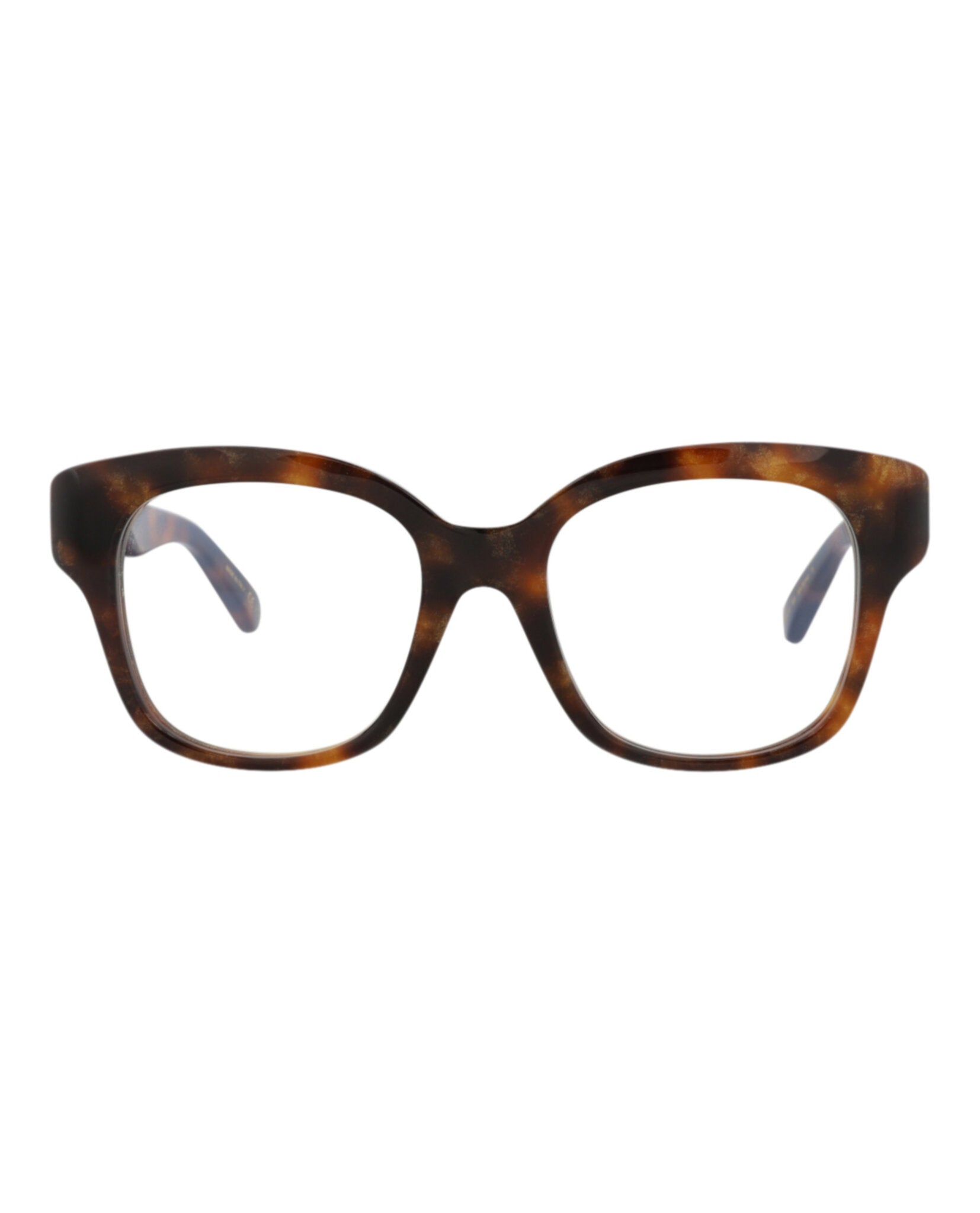 Pomellato Womens Square/Rectangle Havana Havana Transparent Fashion Designer Eyewear