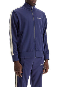 Palm Angels Men's Contrast Band Track Jacket With Nine Words