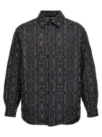 PALM ANGELS Palm Angels Men All Monogram Quilted Dover Jacket