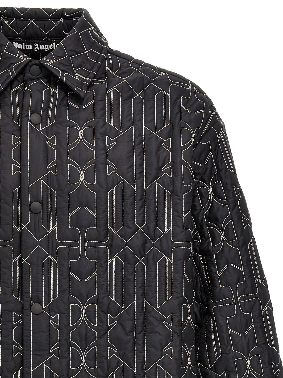 PALM ANGELS Palm Angels Men All Monogram Quilted Dover Jacket