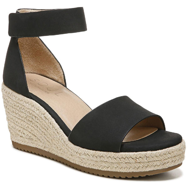 Oakley Womens Buckle Espadrille Wedge Sandals