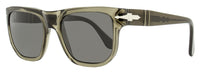 Persol Square Sunglasses PO3306S 110348 Opal Smoke 52mm Opal Smoke