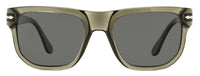 Persol Square Sunglasses PO3306S 110348 Opal Smoke 52mm