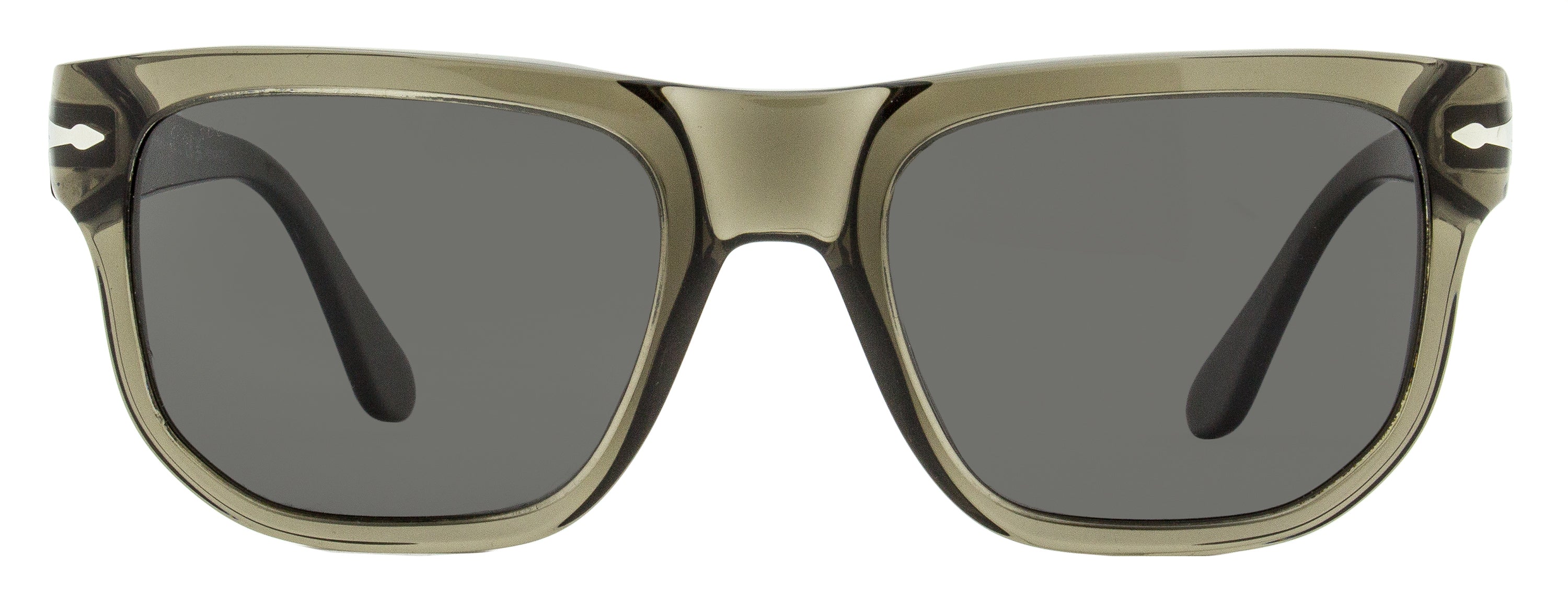 Persol Square Sunglasses PO3306S 110348 Opal Smoke 52mm