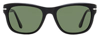 Persol Large Square Sunglasses PO3313S 95/31 Black 55mm