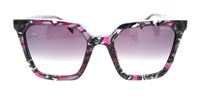 POLICE PLD33 0XAY Burgundy Square Womens Sunglasses