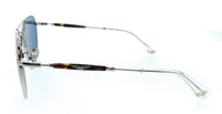 POLICE PLF14 579 Silver Geometric Unisex Sunglasses
