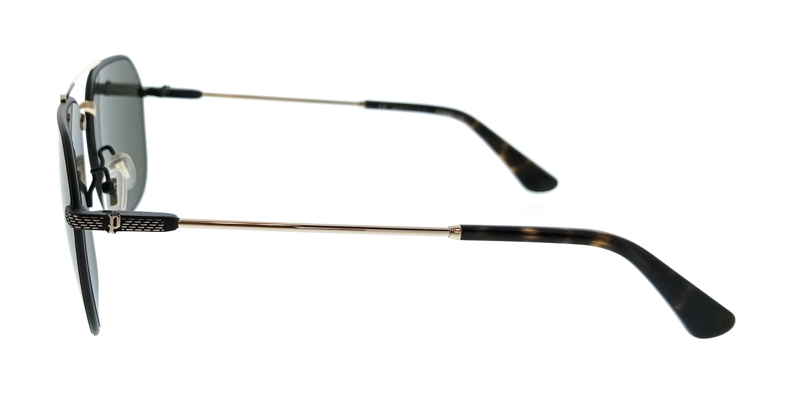 POLICE PLF64 300 Gold Geometric Mens Sunglasses