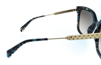 POLICE PLG19 0XAP Brown Butterfly Womens Sunglasses