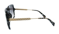 POLICE PLG20 06RT Shiny Green Havana+Black Square Womens Sunglasses