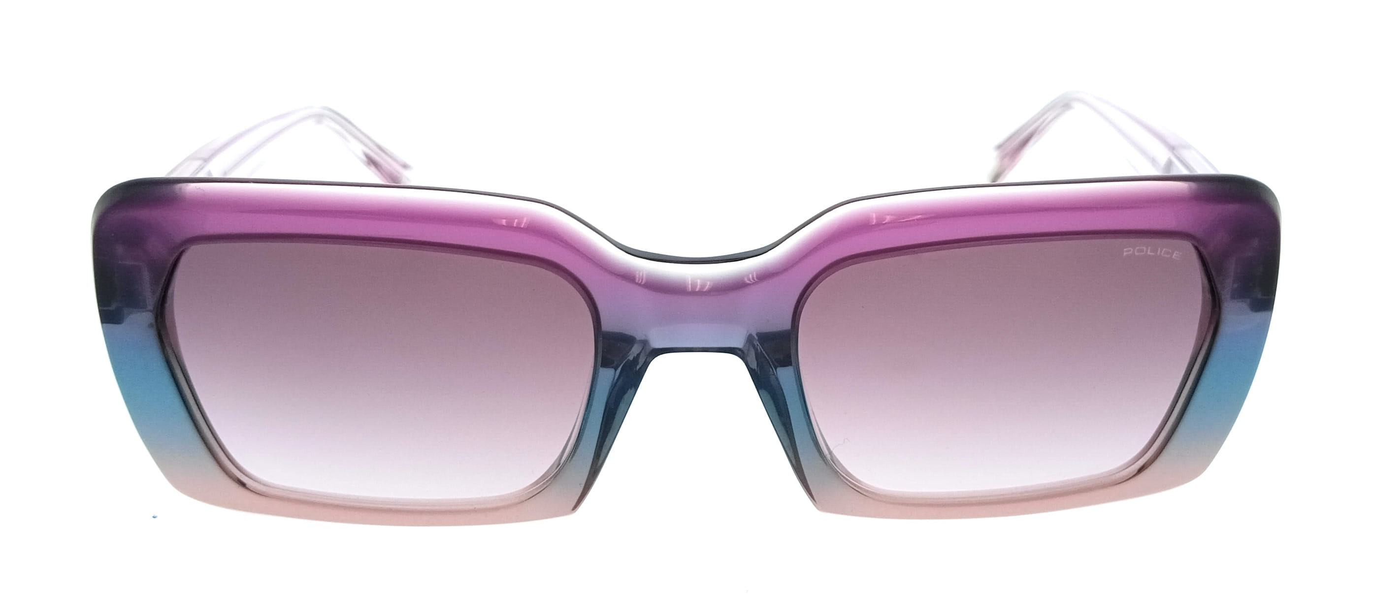 POLICE PLG21 0ABT Purple Square Womens Sunglasses