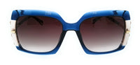 POLICE PLG23 0AGQ Blue Square Womens Sunglasses