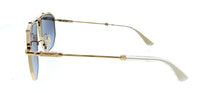 POLICE PLL17 300 Gold Geometric Mens Sunglasses