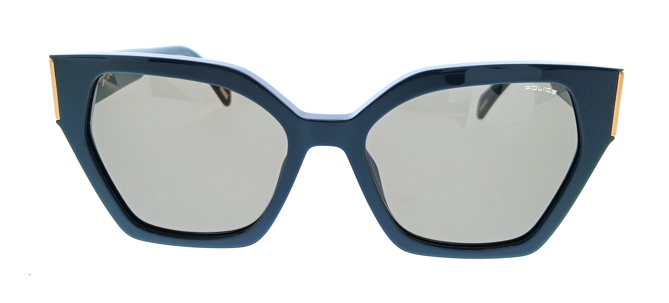 POLICE PLL34 06WT Green Square Womens Sunglasses