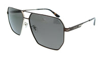 POLICE PLL79 A75P Shiny Palladium Geometric Mens Sunglasses