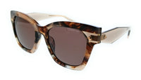 POLICE PLL98M 0AM5 Brown Geometric Womens Sunglasses