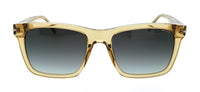 POLICE PLN35E 0L77 Brown/Yellow Square Mens Sunglasses