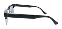 POLICE PLP25 672 Shiny Black Gold Square Mens Sunglasses