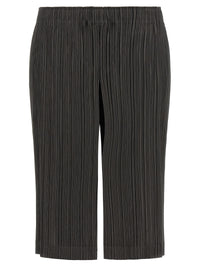 PLEATS PLEASE ISSEY MIYAKE Pleats Please Issey Miyake Women 'Thicker Bottoms 2' Bermuda Shorts