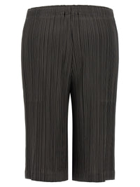 PLEATS PLEASE ISSEY MIYAKE Pleats Please Issey Miyake Women 'Thicker Bottoms 2' Bermuda Shorts