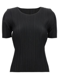 Pleats Please Issey Miyake Women Black 'Basics' Top