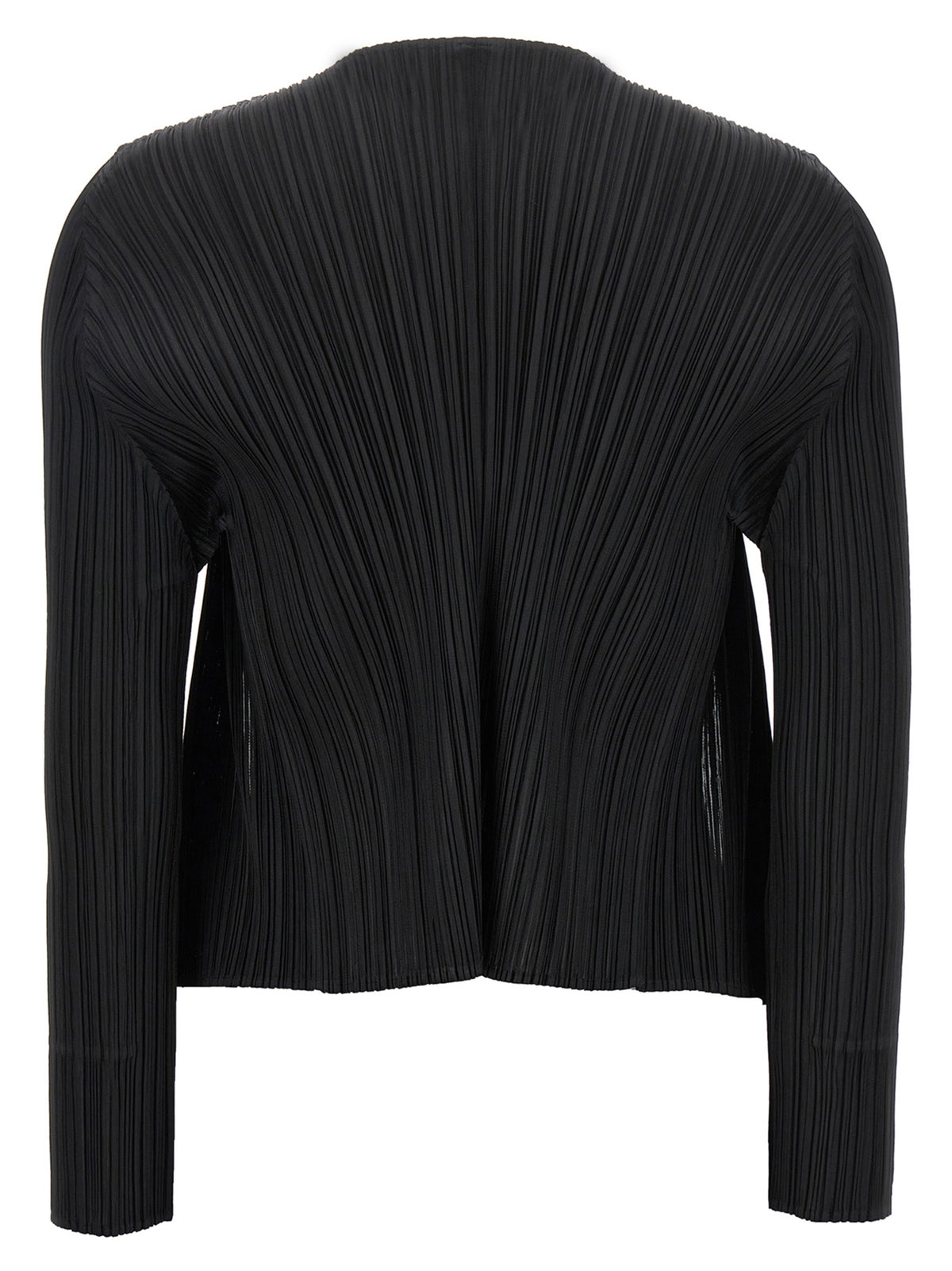 Pleats Please Issey Miyake Women Black 'Basics' Cardigan