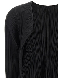 Pleats Please Issey Miyake Women Black 'Basics' Cardigan