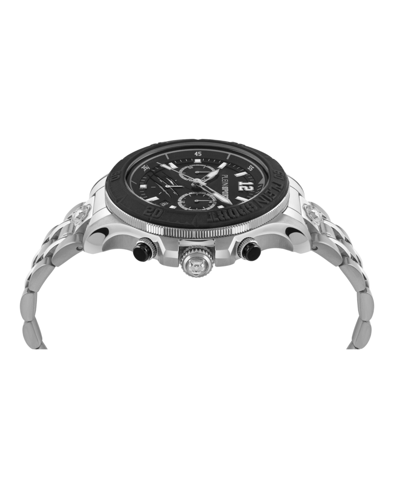 Plein Sport Mens Stainless Steel 47.5mm Bracelet Fashion Watch