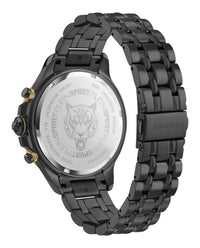 Plein Sport Mens Black 47.5mm Bracelet Fashion Watch