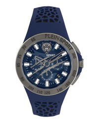 Plein Sport Mens Grey 43mm Strap Fashion Watch