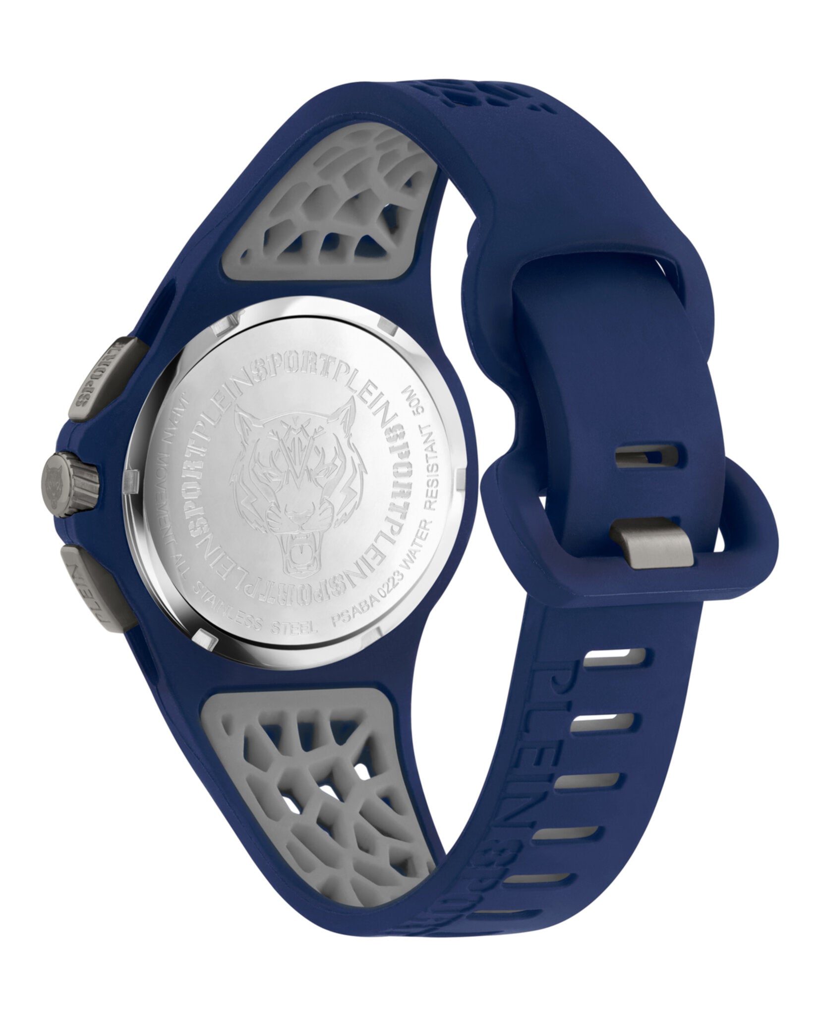 Plein Sport Mens Grey 43mm Strap Fashion Watch
