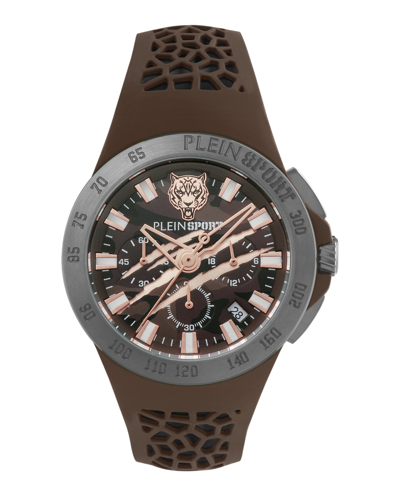 Plein Sport Mens Thunderstorm 43mm Strap Fashion Watch