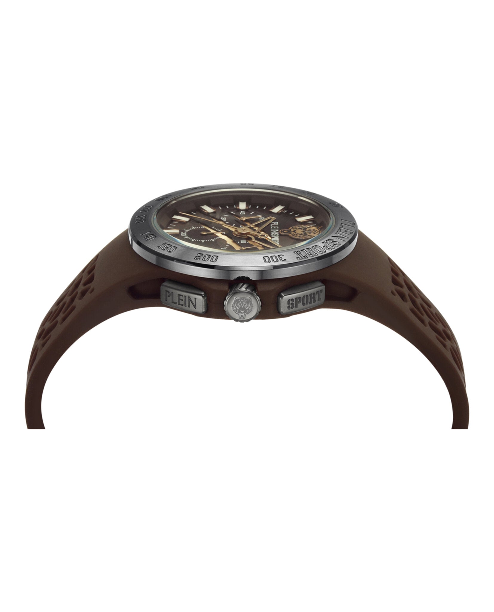 Plein Sport Mens Grey 43mm Strap Fashion Watch