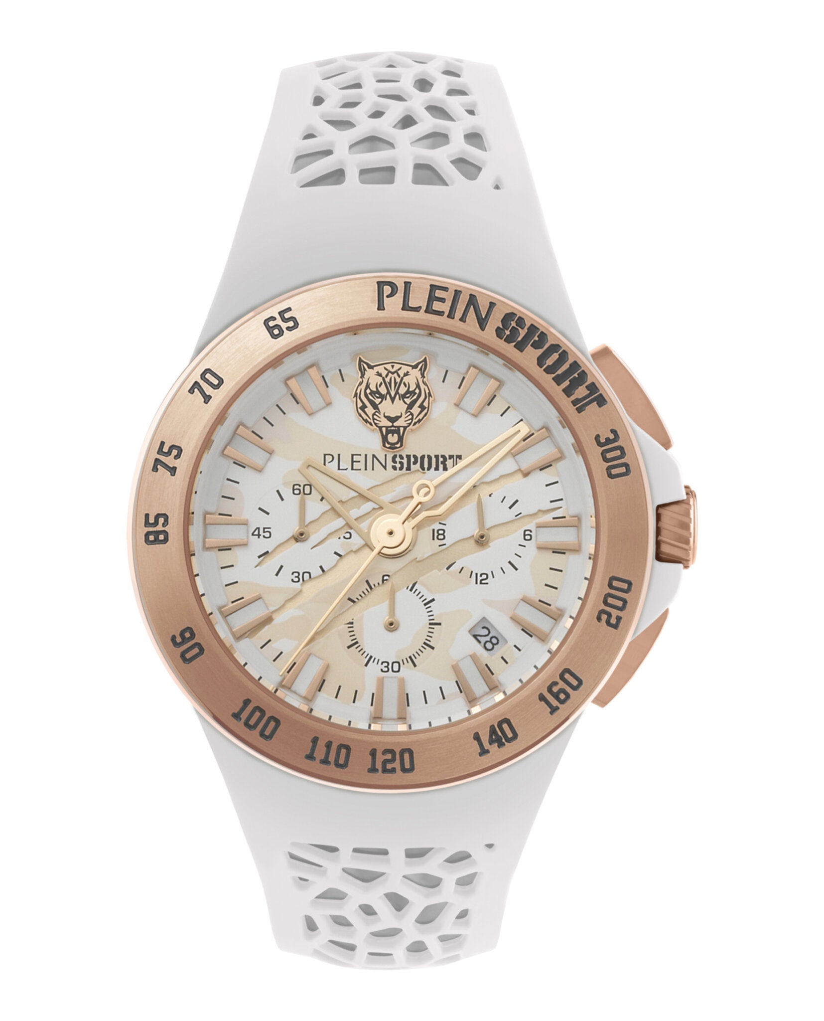Plein Sport Plein Sport Mens  Rose Gold 43mm Strap Fashion Watch