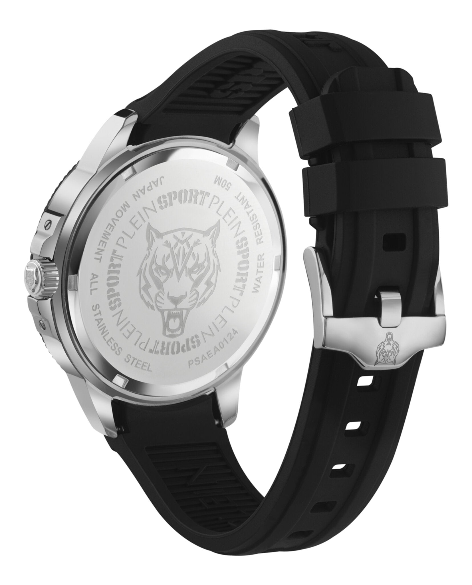 Plein Sport Mens  Stainless Steel 45mm Strap Fashion Watch