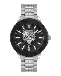 Plein Sport Plein Sport Mens  Stainless Steel 45mm Bracelet Fashion Watch
