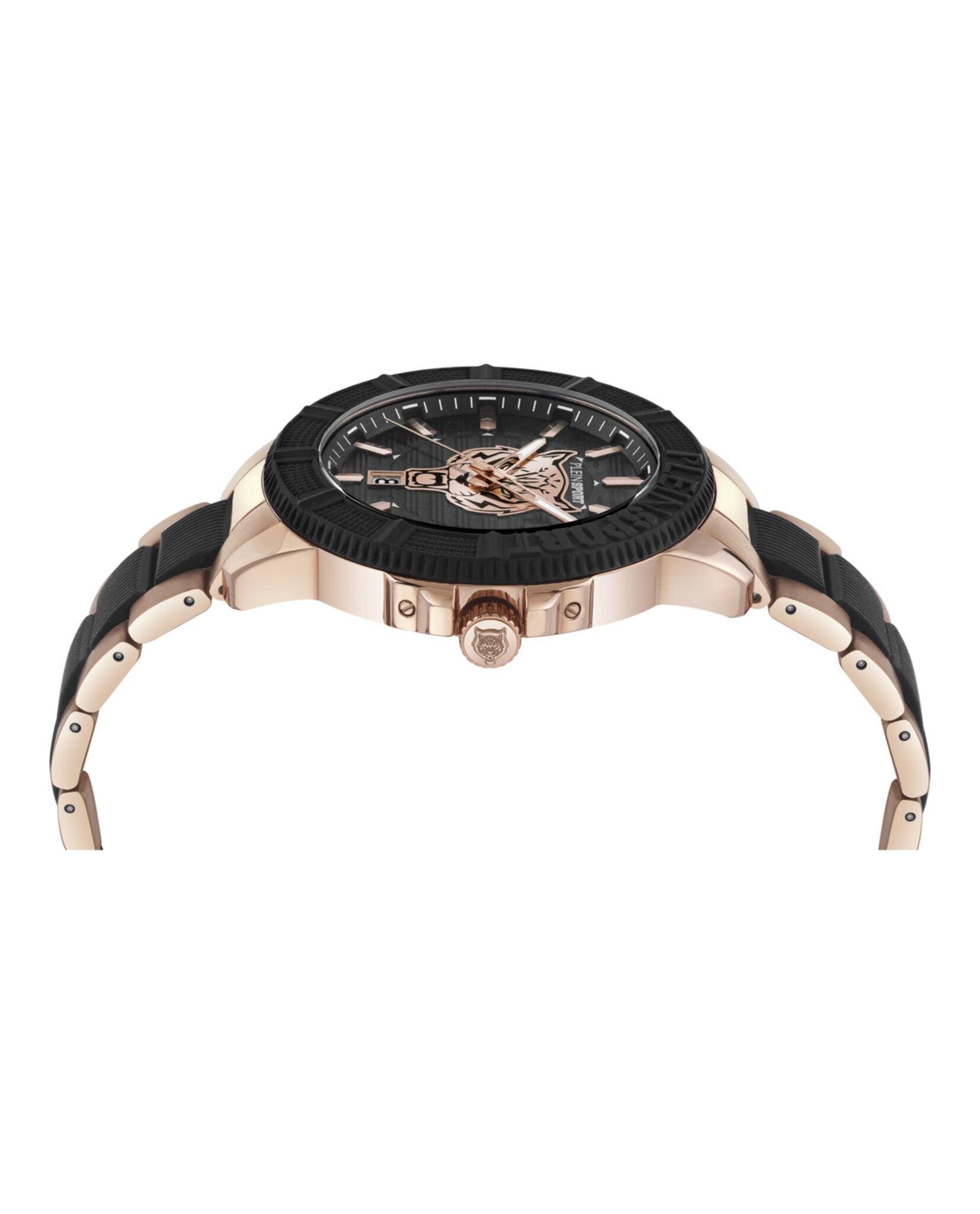Plein Sport Mens Two Tone 45mm Bracelet Fashion Watch