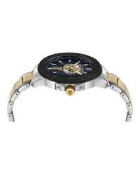 Plein Sport Mens Two Tone 45mm Bracelet Fashion Watch