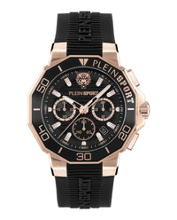 Plein Sport Mens 46mm Strap Fashion Watch