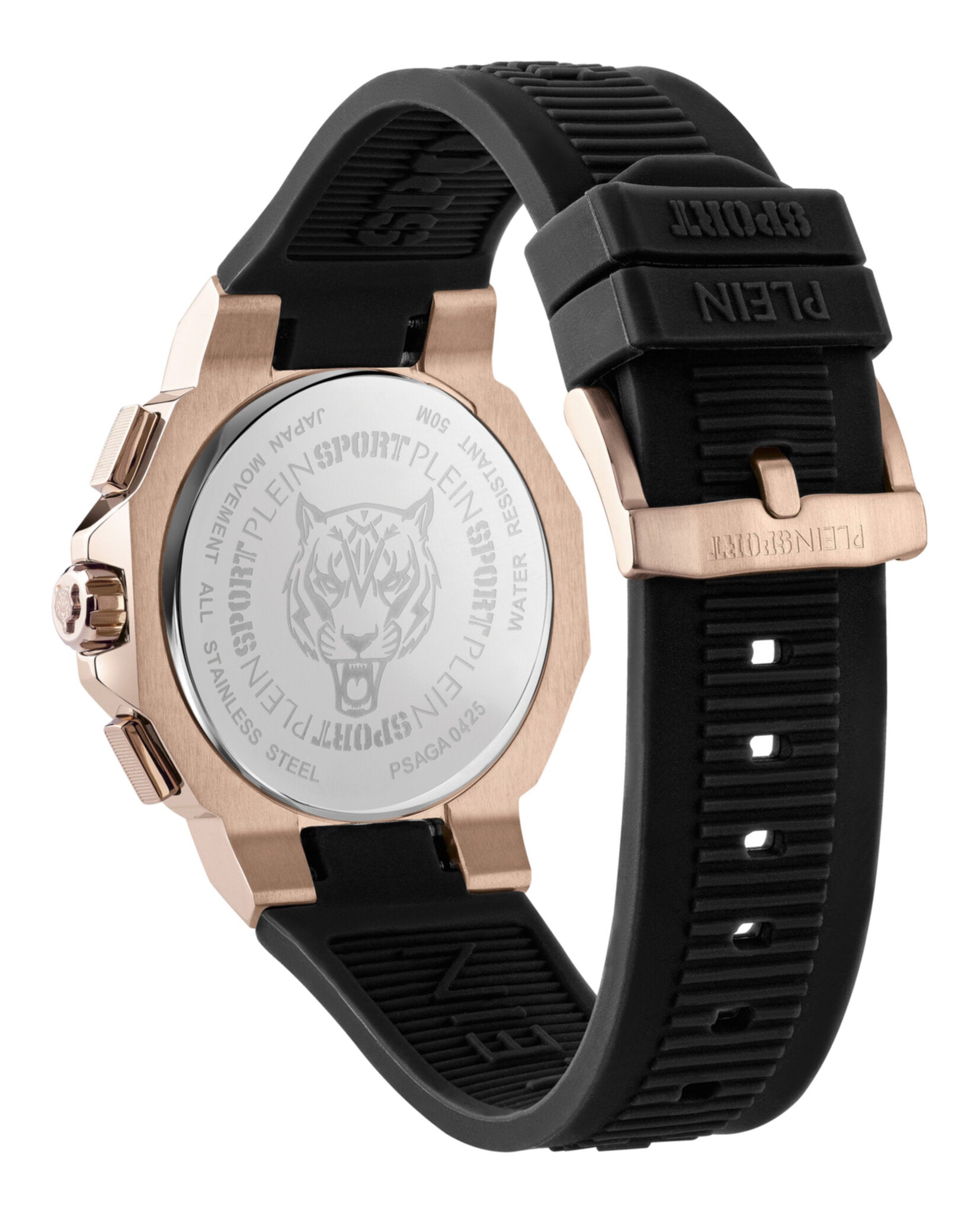 Plein Sport Mens 46mm Strap Fashion Watch